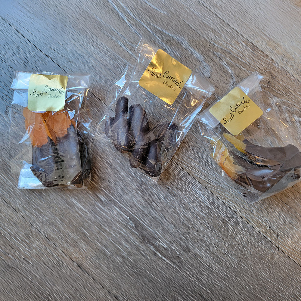 Bagged Dark Chocolate Dipped Candied