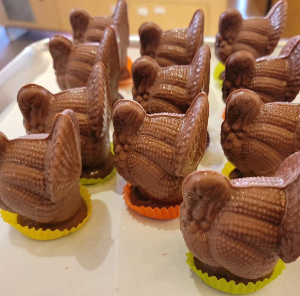 Solid Milk Chocolate Turkeys